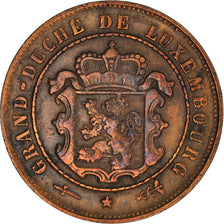 Coin, Luxembourg, William III, 2-1/2 Centimes, 1901, Utrecht, EF(40-45), Bronze