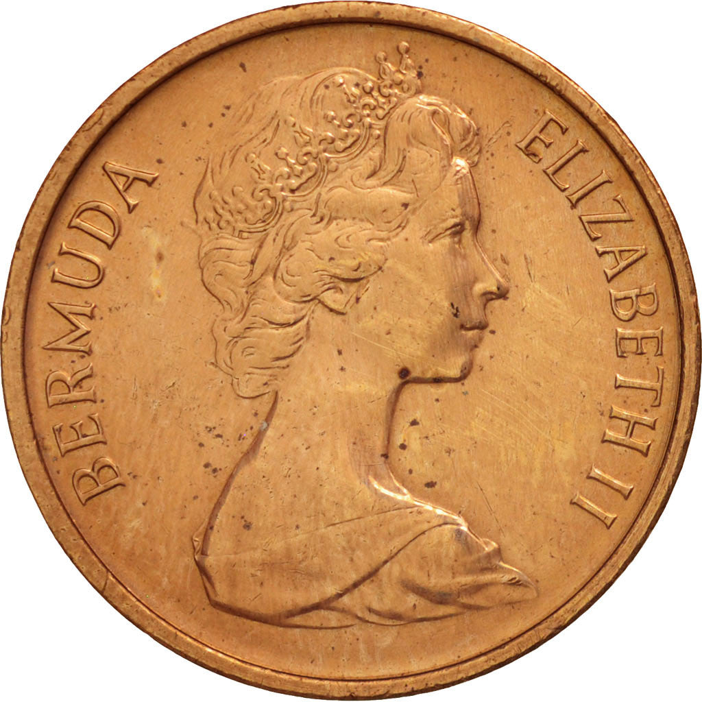 Bermuda, Elizabeth II, Cent, 1973, AU(55-58), Bronze, KM:15