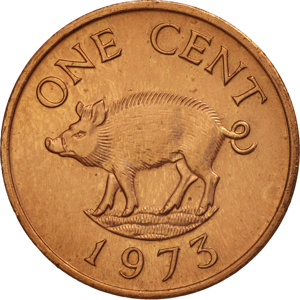 Bermuda, Elizabeth II, Cent, 1973, AU(55-58), Bronze, KM:15