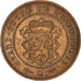 Munten, Luxemburg, William III, 5 Centimes, 1854, Utrecht, ZF, Bronzen, KM:22.1