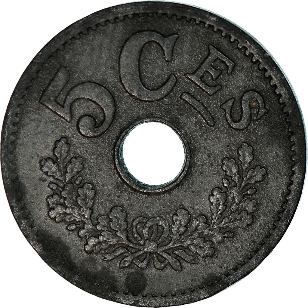 Coin, Luxembourg, Marie Adelaide, 5 Centimes, 1915, EF(40-45), Zinc, KM:27