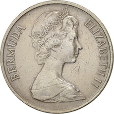 Bermuda, Elizabeth II, 25 Cents, 1970, EF(40-45), Copper-nickel, KM:18