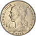 Coin, Réunion, 50 Francs, 1962, EF(40-45), Nickel, KM:12