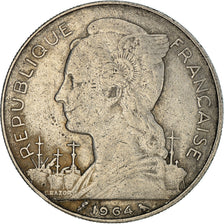 Coin, Réunion, 100 Francs, 1964, EF(40-45), Nickel, KM:13