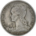 Moneda, La Reunión, 5 Francs, 1955, MBC, Aluminio, KM:9