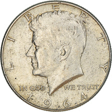 Coin, United States, Kennedy Half Dollar, Half Dollar, 1964, U.S. Mint