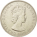 Bermuda, Elizabeth II, Crown, 1964, AU(55-58), Silver, KM:14