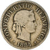 Münze, Schweiz, 10 Rappen, 1884, Bern, S+, Kupfer-Nickel, KM:27