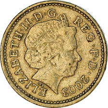 Coin, Great Britain, Elizabeth II, Pound, 2003, EF(40-45), Nickel-brass, KM:993
