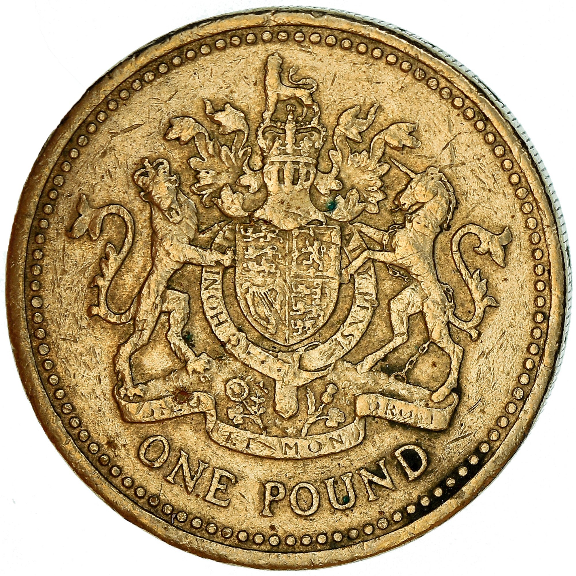 Coin, Great Britain, Elizabeth II, Pound, 2003, EF(40-45), Nickel-brass, KM:993