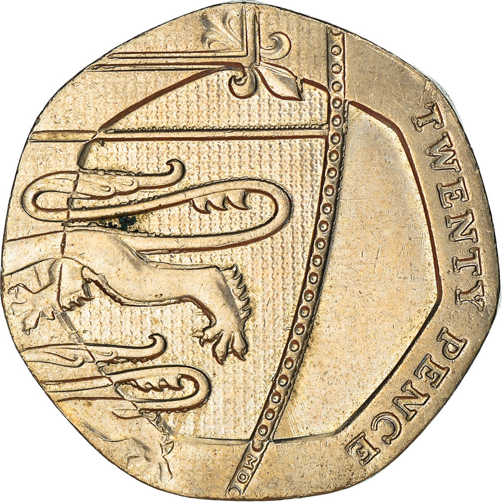 Moeda, Grã-Bretanha, 20 Pence, 2014, EF(40-45), Cobre-níquel