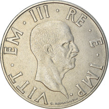 Moeda, Itália, Vittorio Emanuele III, 2 Lire, 1939, Rome, EF(40-45), Aço