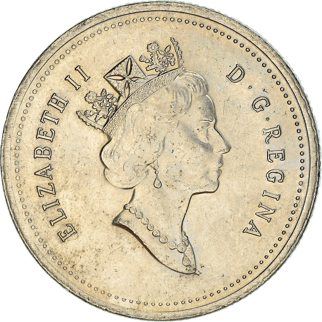 Coin, Canada, Elizabeth II, 25 Cents, 1996, Royal Canadian Mint, Ottawa