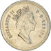 Coin, Canada, Elizabeth II, 25 Cents, 1996, Royal Canadian Mint, Ottawa