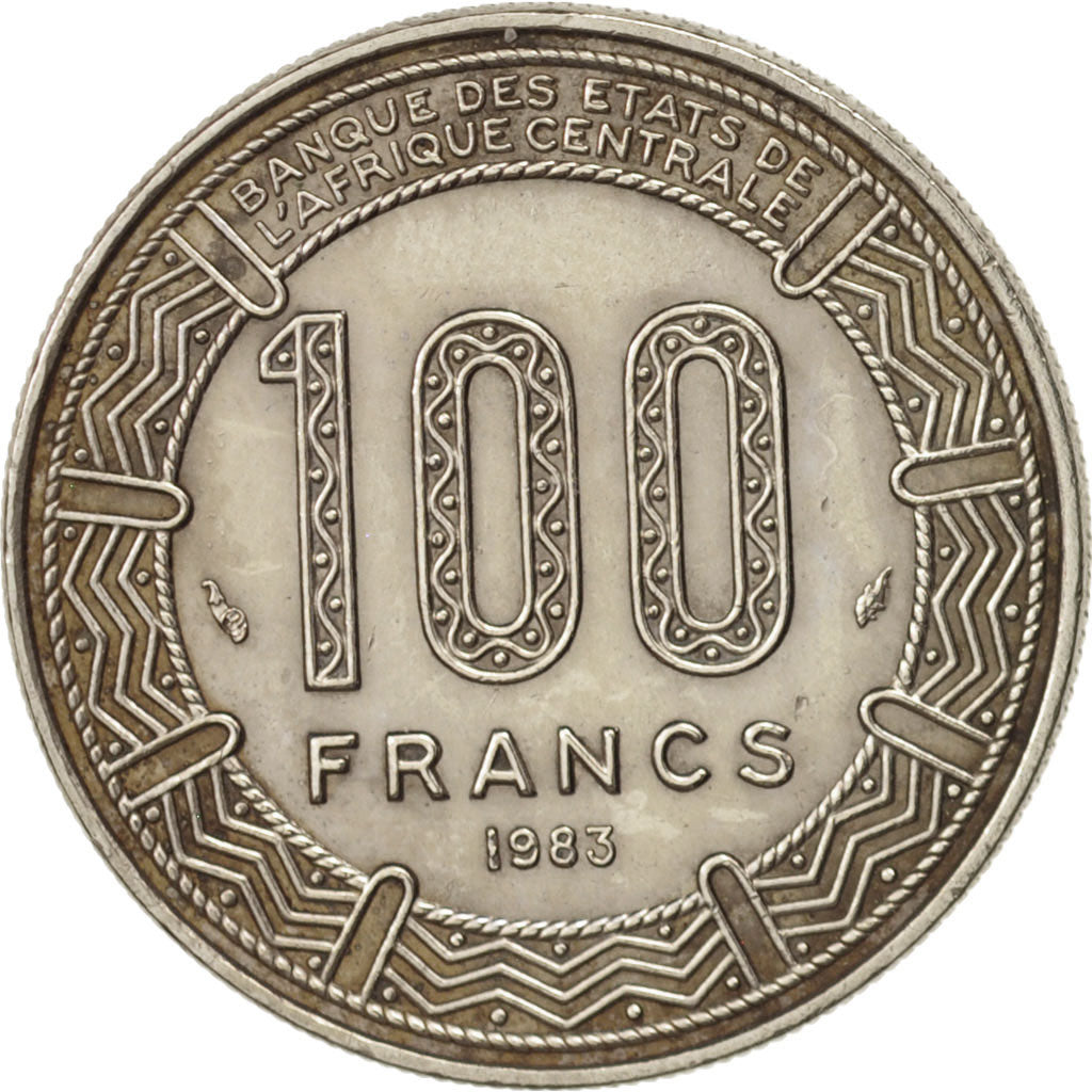 Cameroon, 100 Francs, 1983, Paris, EF(40-45), Nickel, KM:17