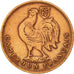 Cameroon, Franc, 1943, Pretoria, EF(40-45), Bronze, KM:5