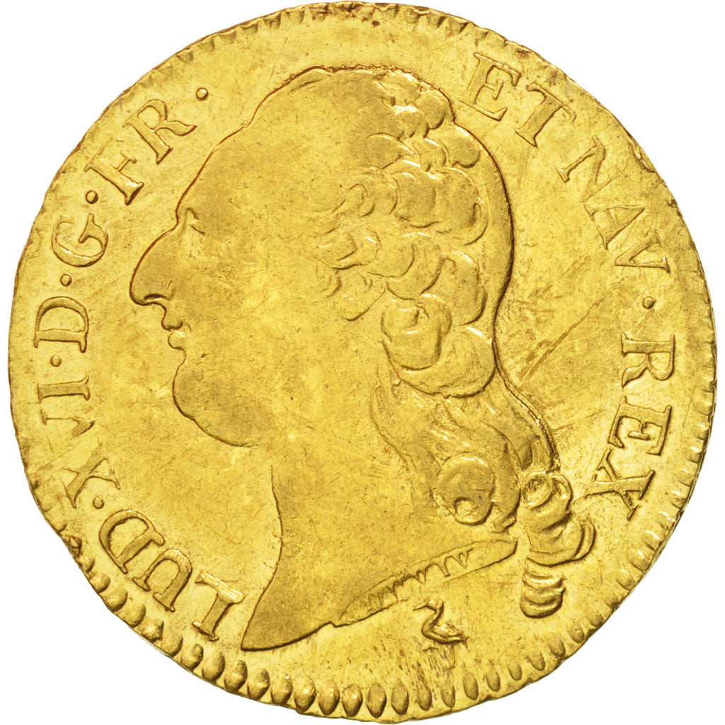 France, Louis XVI, Louis d'or à la tête nue, Louis d'Or, 1786, Paris, AU