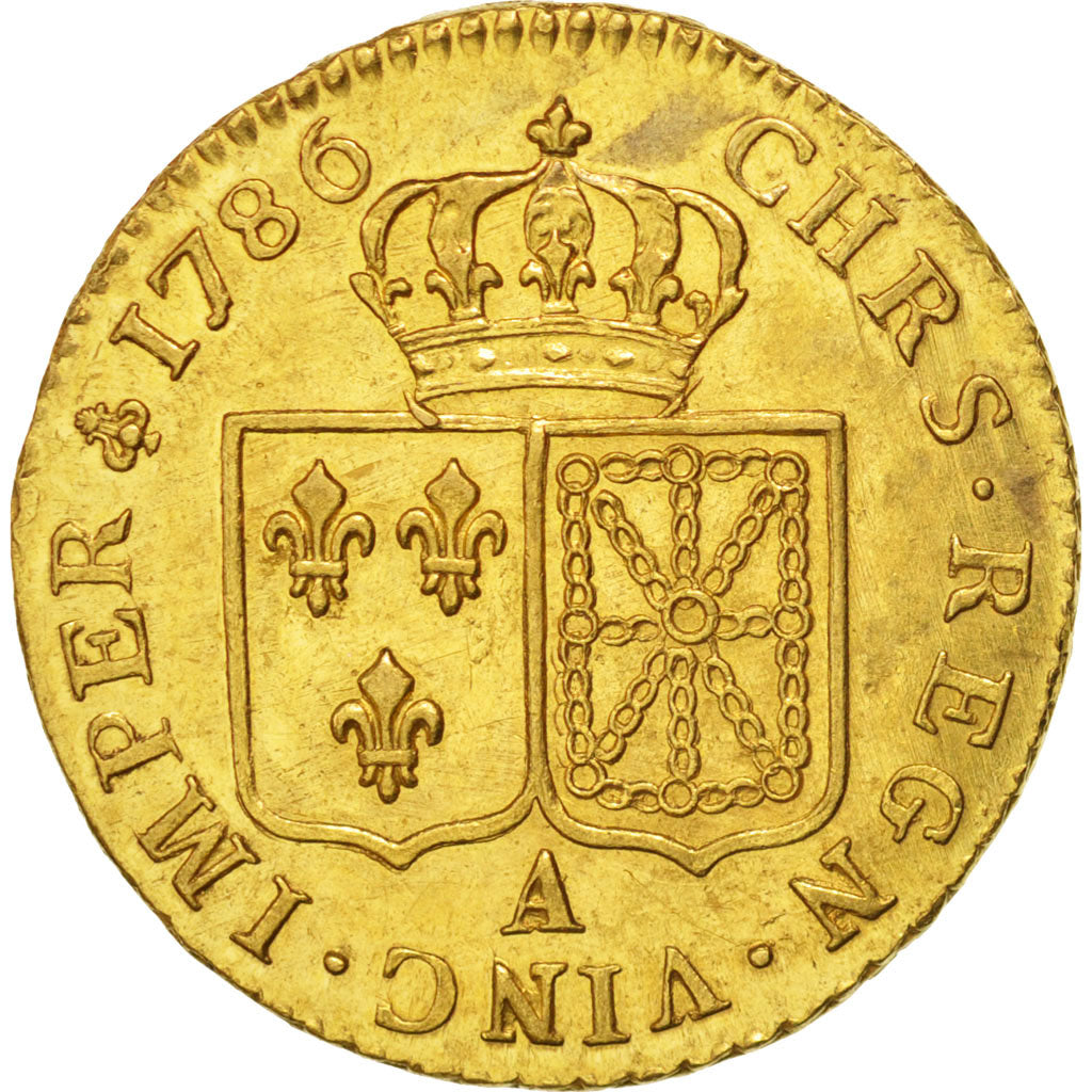 France, Louis XVI, Louis d'or à la tête nue, Louis d'Or, 1786, Paris, AU