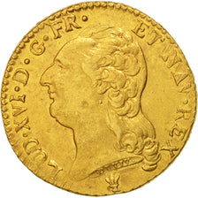 France, Louis XVI, Louis d'or à la tête nue, Louis d'Or, 1786, Limoges, AU