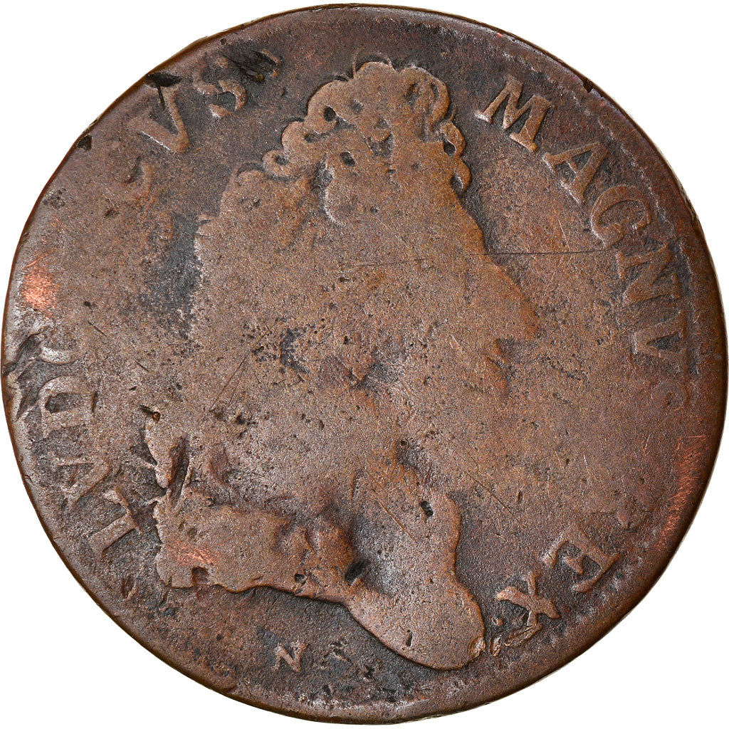 France, Jeton, Royal, Louis XIV Le Grand, History, B, Cuivre