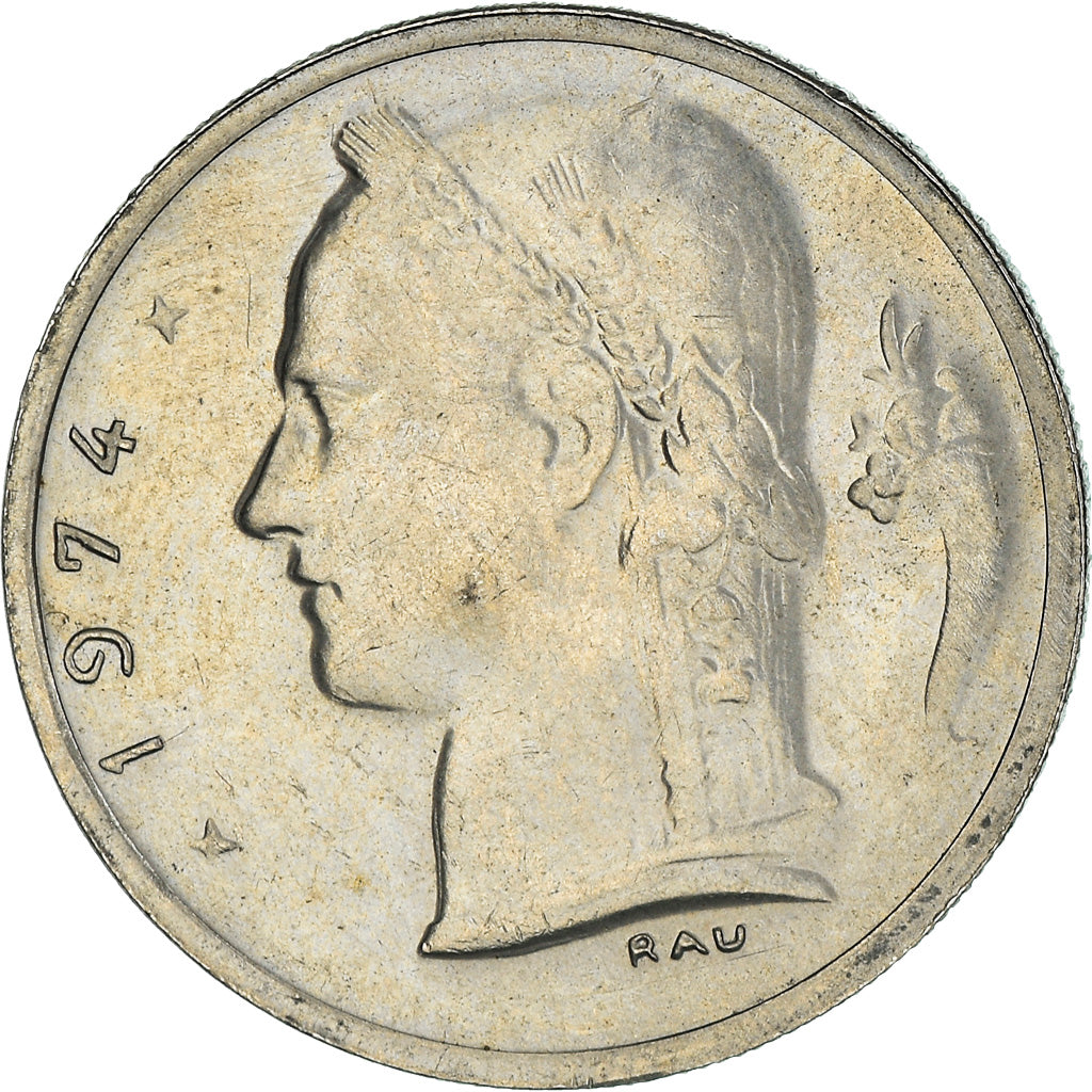 Munten, België, Franc, 1974, PR, Cupro-nikkel, KM:142.1