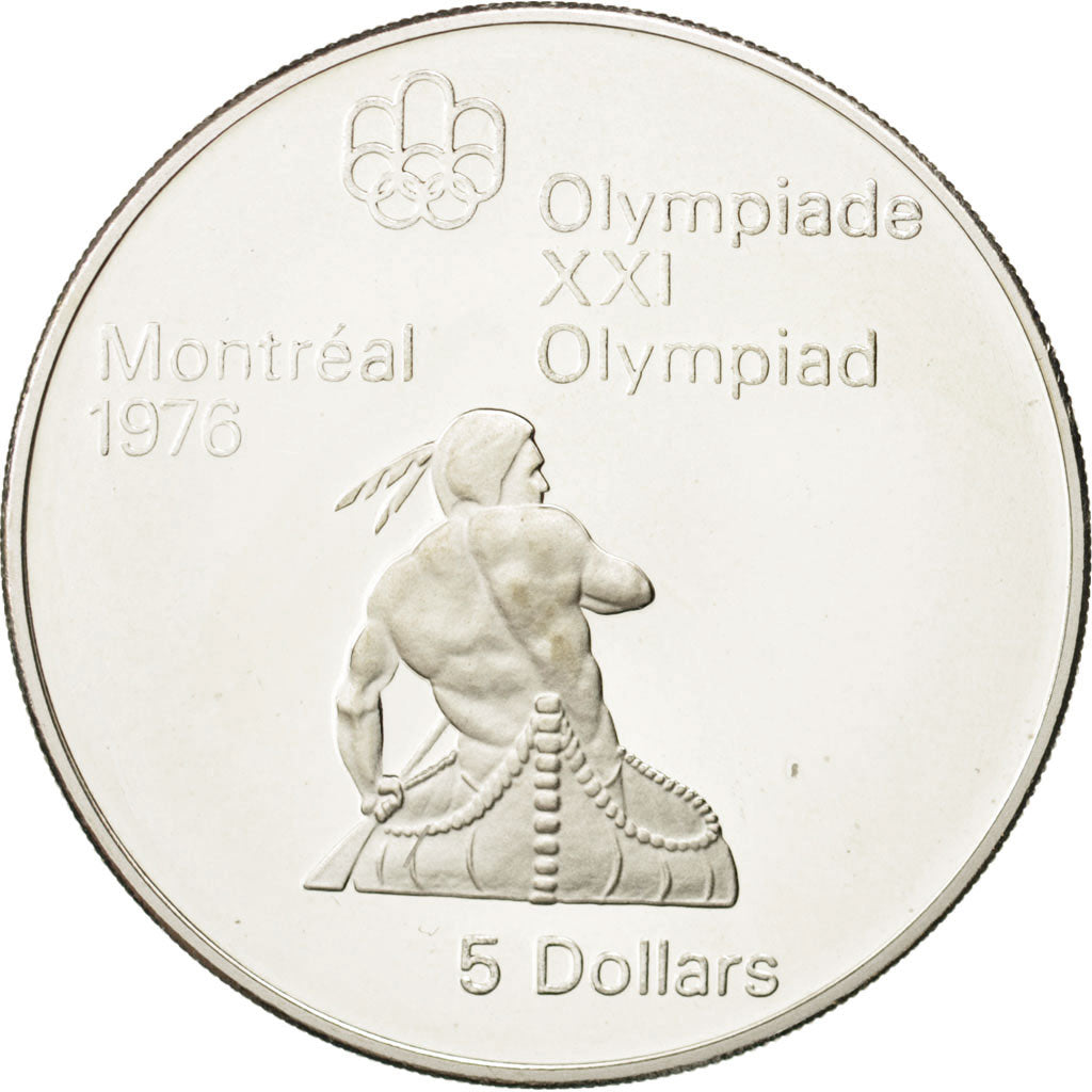 Canada, Elizabeth II, 5 Dollars, 1974, Royal Canadian Mint, Ottawa, MS(63)