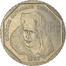 Moneta, Francia, Guynemer, 2 Francs, 1997, Paris, BB, Nichel, KM:1187