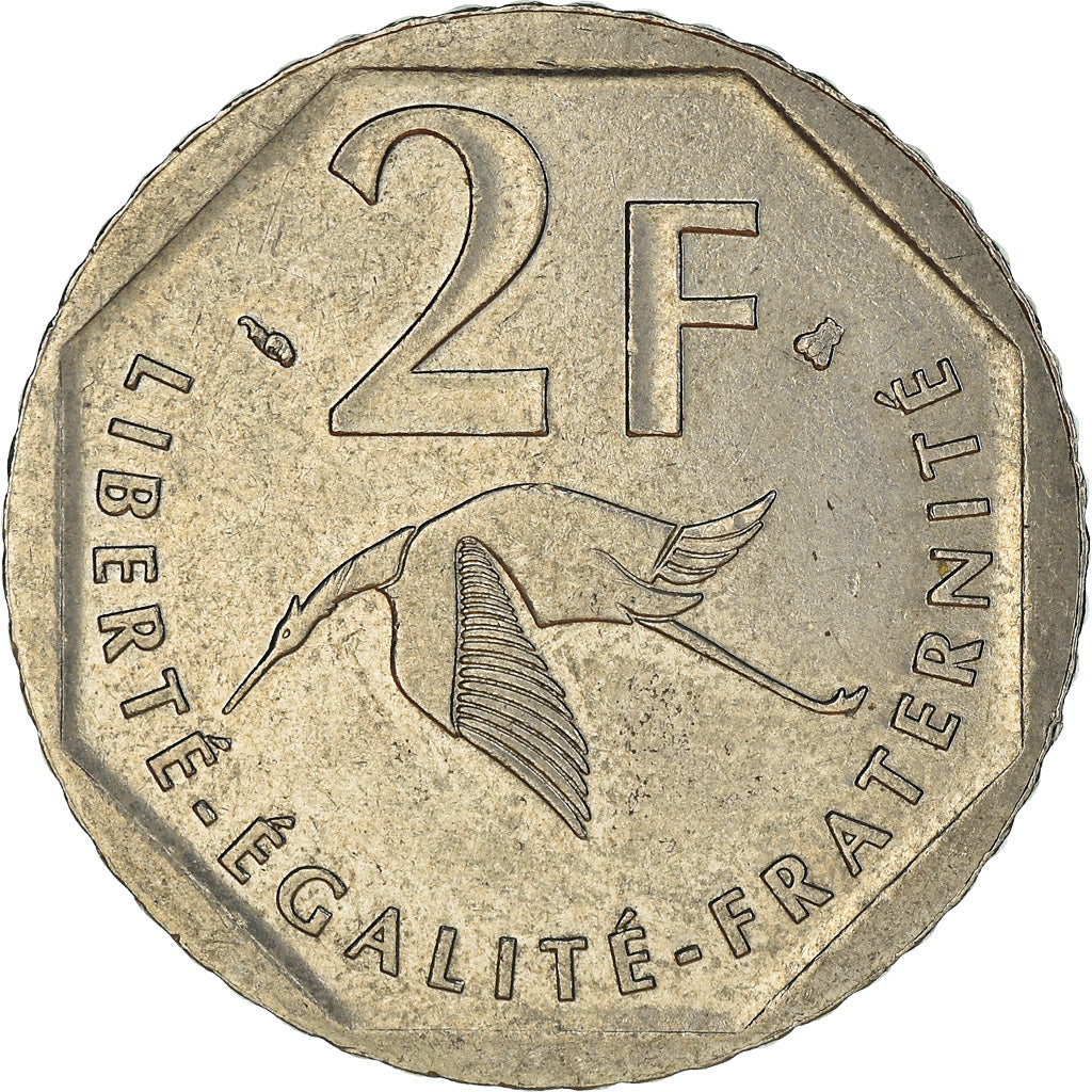 Moneta, Francia, Guynemer, 2 Francs, 1997, Paris, BB, Nichel, KM:1187