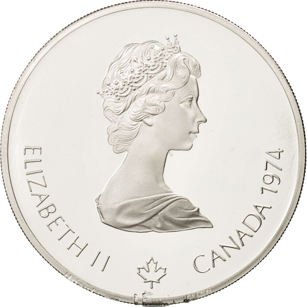 Canada, Elizabeth II, 5 Dollars, 1974, Royal Canadian Mint, Ottawa, MS(63),KM:91