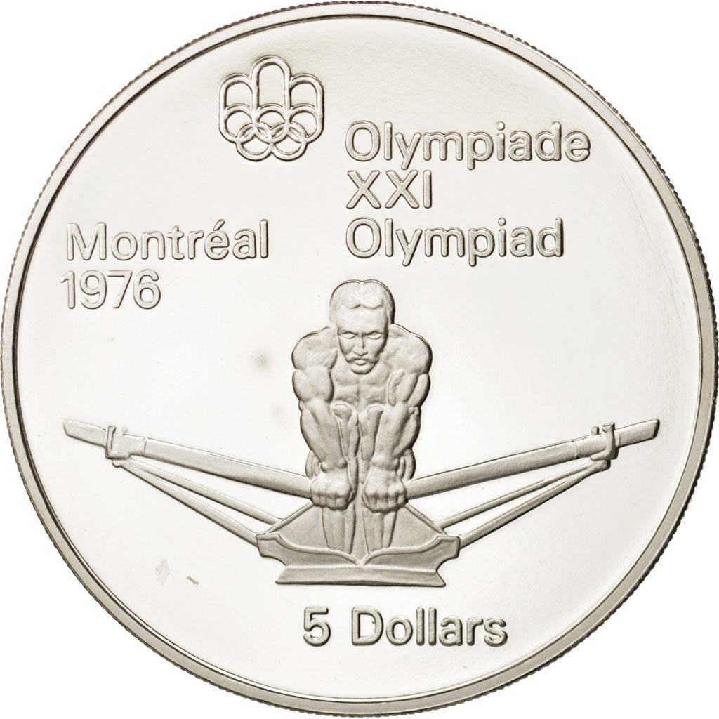 Canada, Elizabeth II, 5 Dollars, 1974, Royal Canadian Mint, Ottawa, MS(63),KM:91