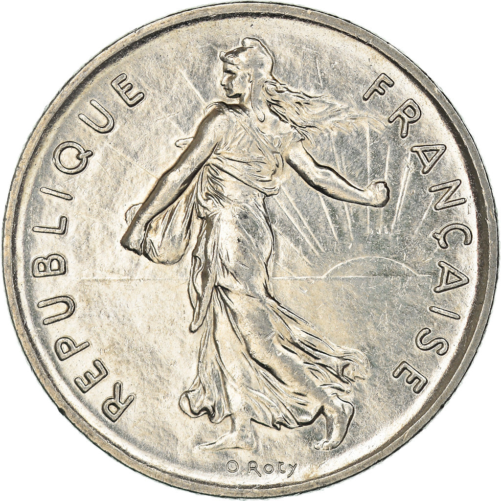 Coin, France, Semeuse, 5 Francs, 1992, Paris, AU(55-58), Nickel Clad
