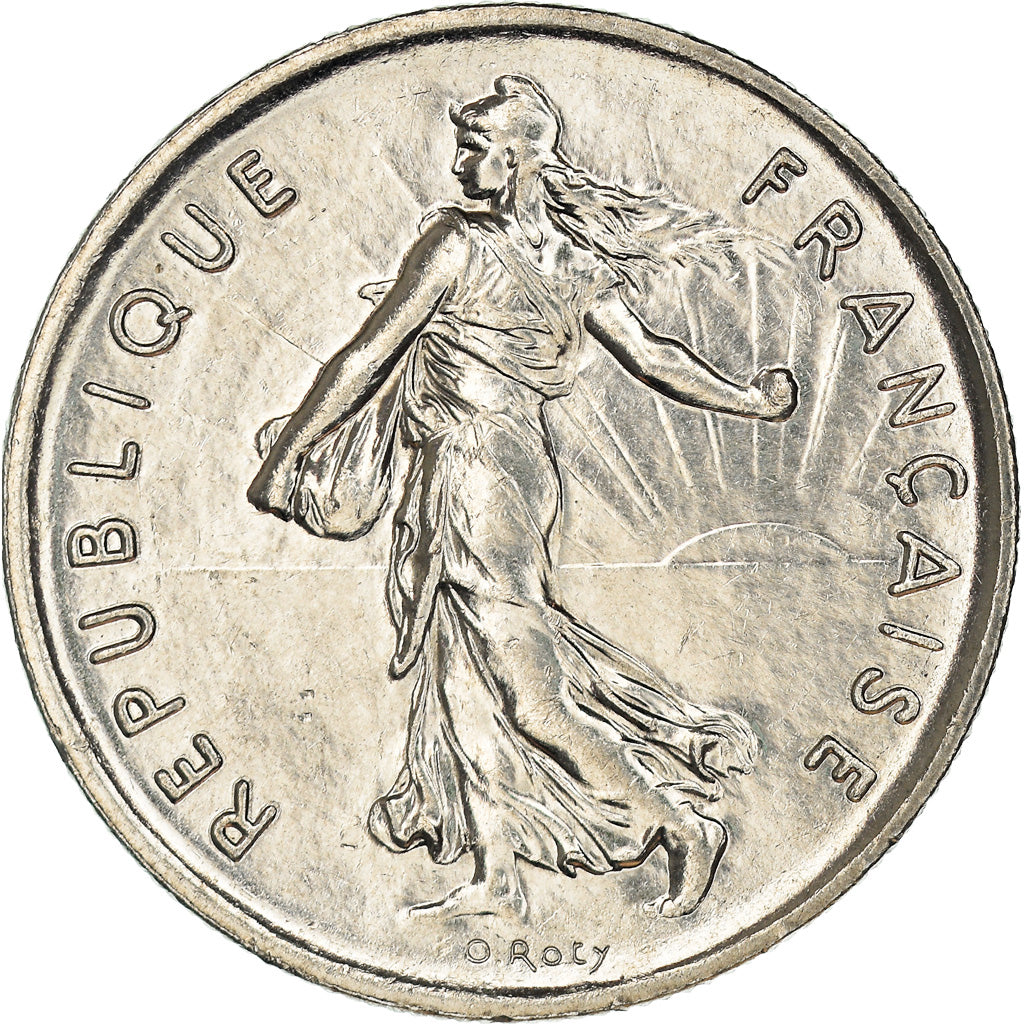 Coin, France, Semeuse, 5 Francs, 1995, Paris, EF(40-45), Nickel Clad