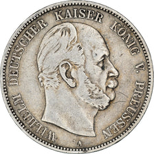Monnaie, Etats allemands, PRUSSIA, Wilhelm I, 5 Mark, 1876, Berlin, TB+, Argent