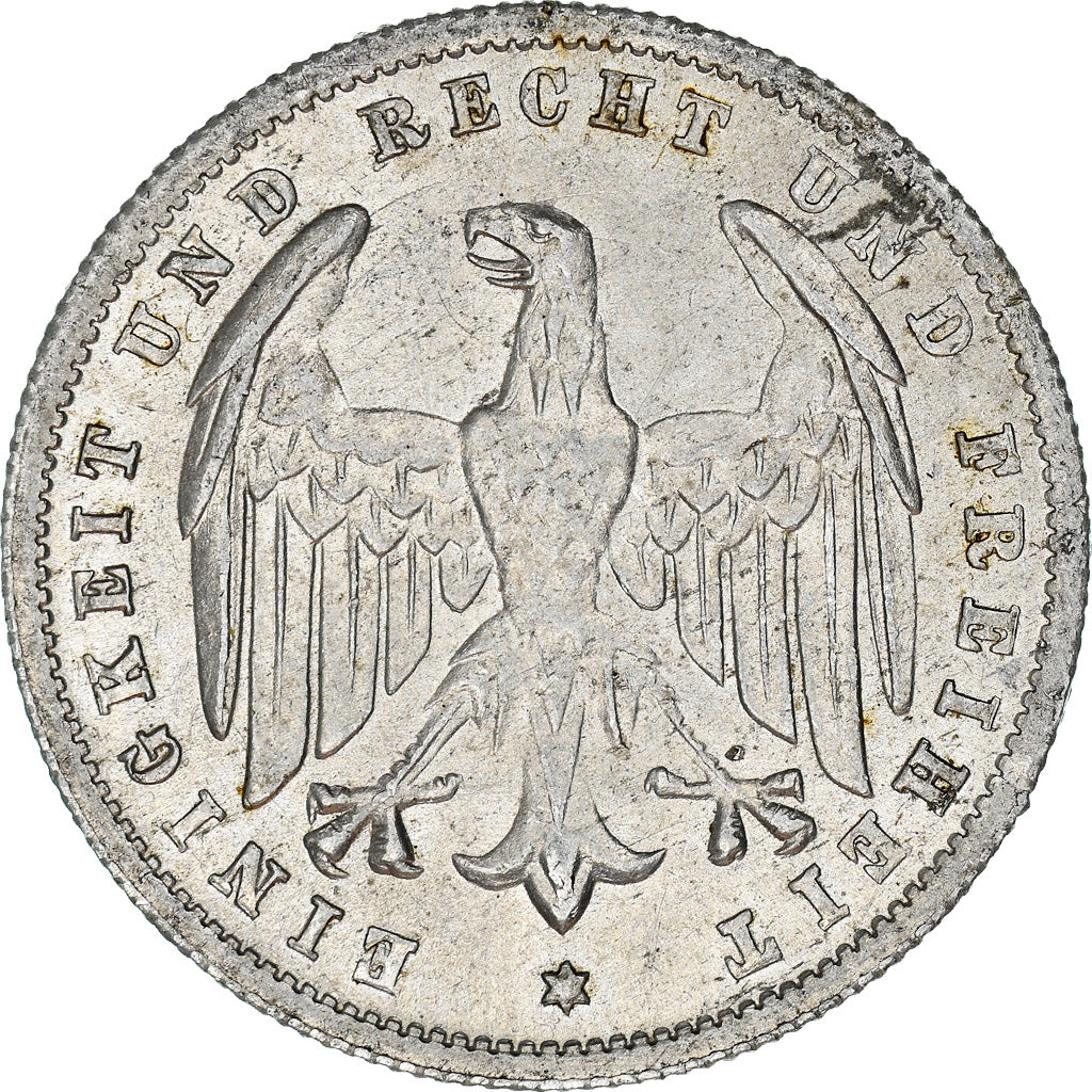 Coin, GERMANY, WEIMAR REPUBLIC, 500 Mark, 1923, Stuttgart, EF(40-45), Aluminum