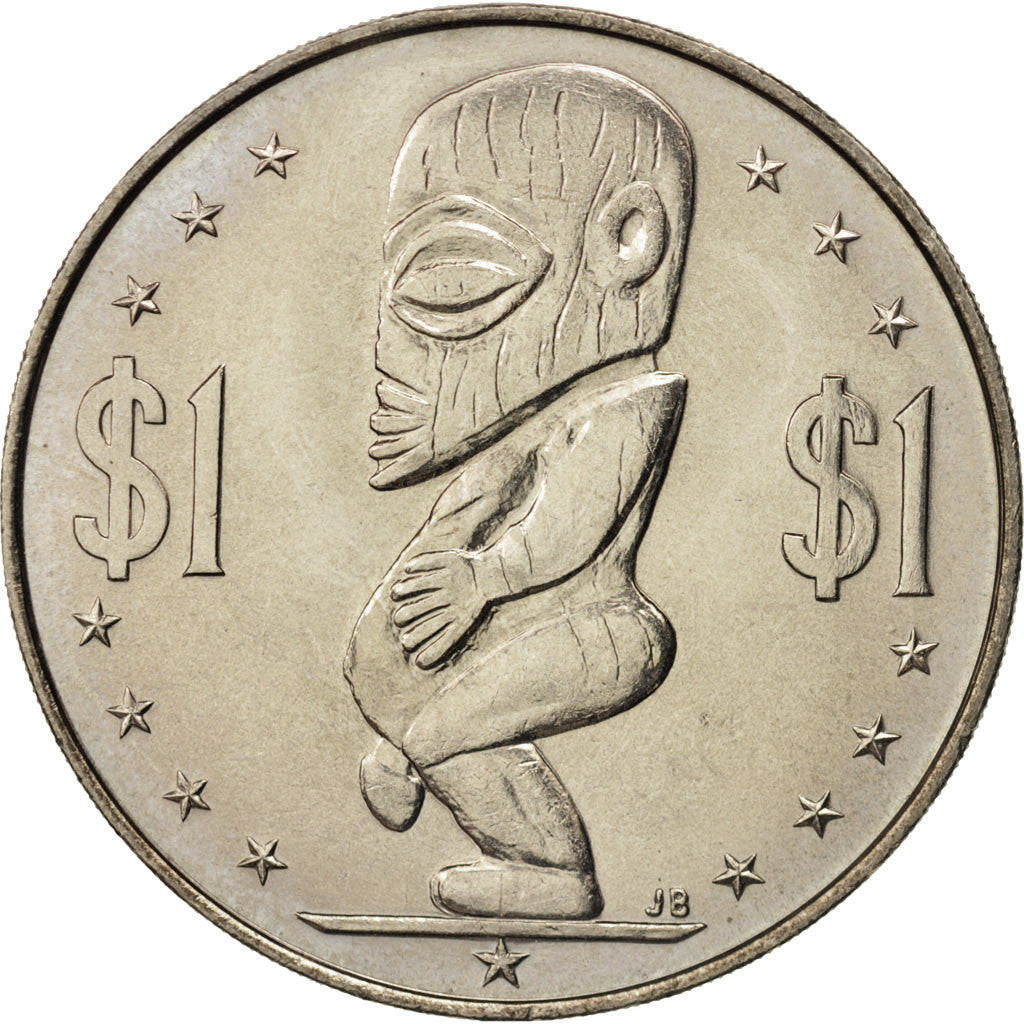 Cook Islands, Elizabeth II, Dollar, 1983, MS(60-62), Copper-nickel, KM:7