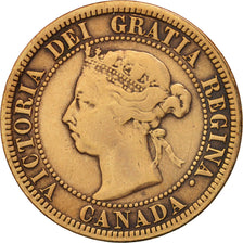 Canada, Victoria, Cent, 1891, Royal Canadian Mint, Ottawa, VF(30-35), Bronze