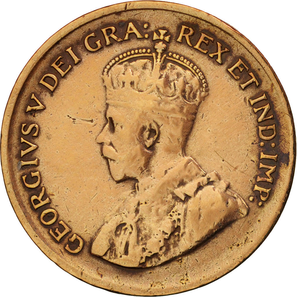 Canada, George V, Cent, 1929, Royal Canadian Mint, Ottawa, EF(40-45), Bronze