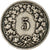 Moeda, Suíça, 5 Rappen, 1914, Bern, VF(30-35), Cobre-níquel, KM:26