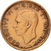 Canada, George VI, Cent, 1943, Royal Canadian Mint, Ottawa, EF(40-45), Bronze