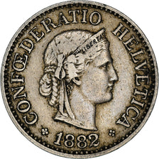 Coin, Switzerland, 10 Rappen, 1882, Bern, VF(30-35), Copper-nickel, KM:27