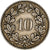 Moeda, Suíça, 10 Rappen, 1922, Bern, EF(40-45), Cobre-níquel, KM:27