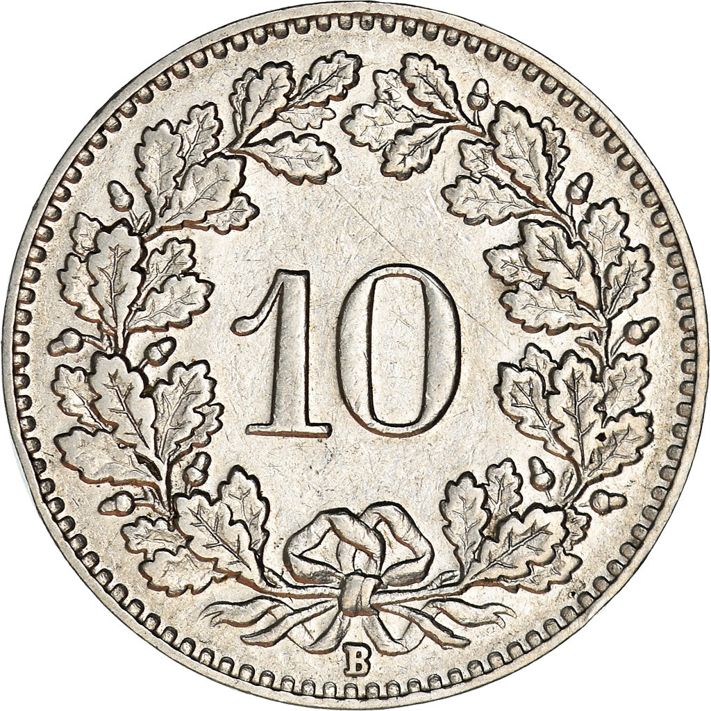 Moneta, Svizzera, 10 Rappen, 1932, Bern, BB+, Nichel, KM:27b