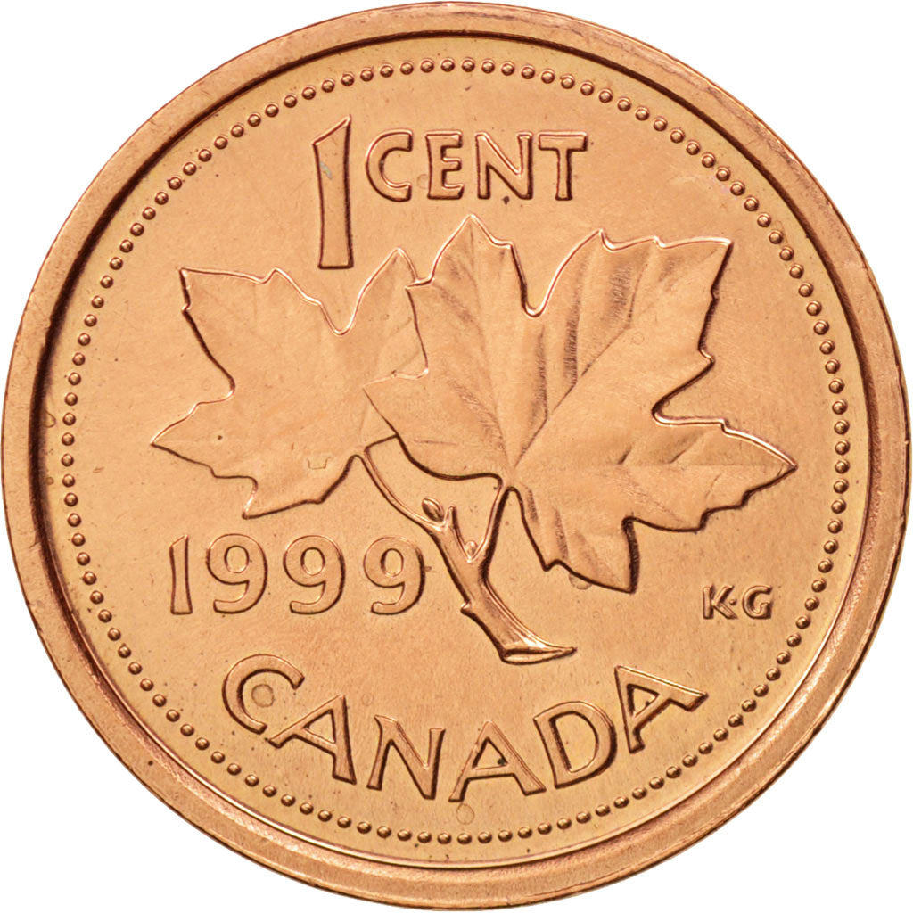 Canada, Elizabeth II, Cent, 1999, Royal Canadian Mint, Ottawa, AU(55-58)