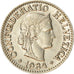 Coin, Switzerland, 10 Rappen, 1934, Bern, AU(55-58), Nickel, KM:27b