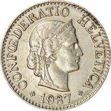 Monnaie, Suisse, 10 Rappen, 1937, Bern, SUP, Nickel, KM:27b