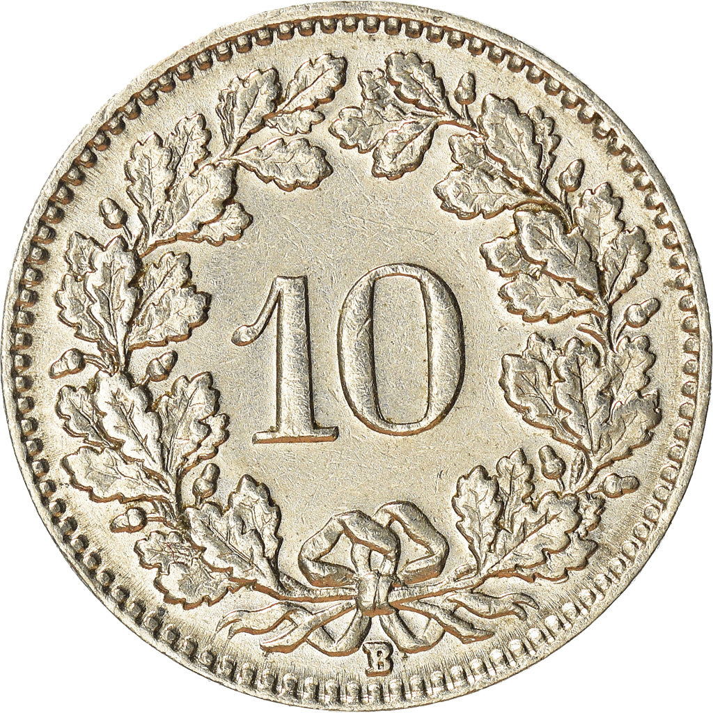 Monnaie, Suisse, 10 Rappen, 1937, Bern, SUP, Nickel, KM:27b