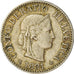 Moeda, Suíça, 10 Rappen, 1881, Bern, VF(30-35), Cobre-níquel, KM:27