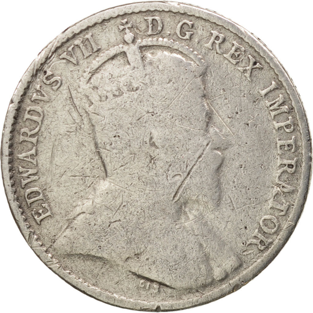 Canada, Edward VII, 5 Cents, 1905, Royal Canadian Mint, Ottawa, F(12-15), KM:13