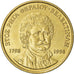 Moneda, Grecia, 50 Drachmes, 1998, MBC, Aluminio - bronce, KM:171