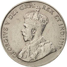 Canada, George V, 5 Cents, 1934, Royal Canadian Mint, Ottawa, EF(40-45), KM:29